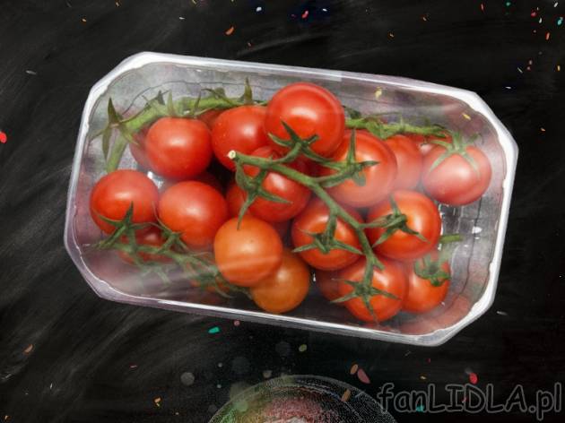 Pomidory koktajlowe , cena 5,39 PLN za 500g/1 opak., 1kg=10,78 PLN.