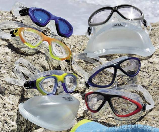 Okulary do sportów wodnych cena 27,99PLN
- z powłoką zapobiegającą zaparowaniu ...