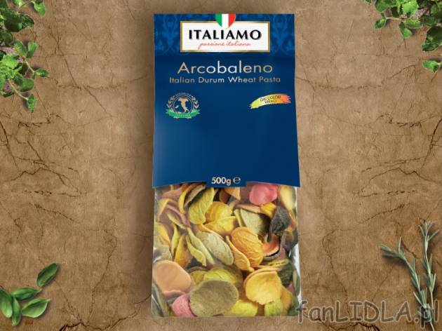 Makaron Fettuccine Paglia e Fieno lub makaron Arcobaleno , cena 5,99 PLN za 400/500 ...