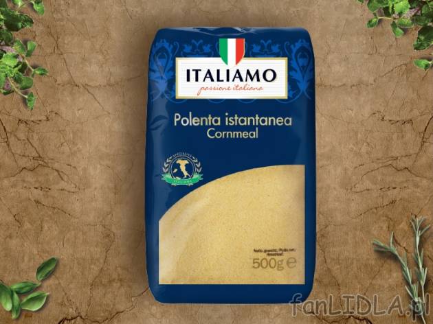 Polenta , cena 1,49 PLN za 500g/1 opak., 1kg=2,98 PLN.