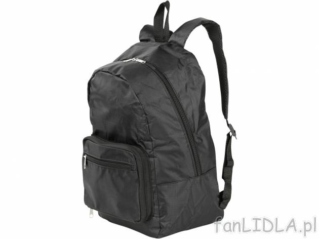 Składany plecak , cena 19,99 PLN  
-  możliwość złożenia w kompaktowe etui
