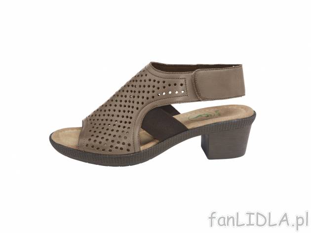 Sandały skórzane damskie, cena 55,00 PLN 
- rozmiary: 37-40
- lekka i elastyczna ...