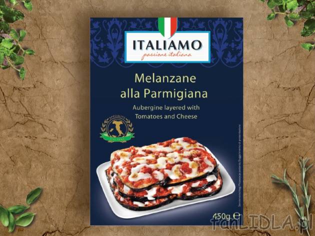 Zapiekanka Malanzanealla Parmigiana z bakłażanemi parmezanem , cena 9,99 PLN za ...