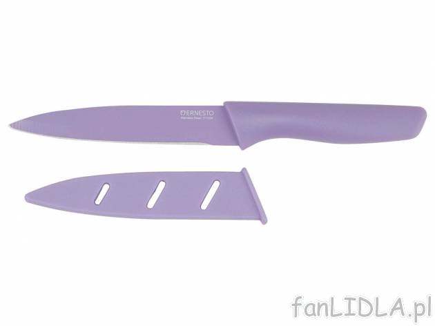 Nóż Kushino , cena 8,99 PLN  
-  dł. ostrza 12,5 cm
-  nóż z osłoną ostrza