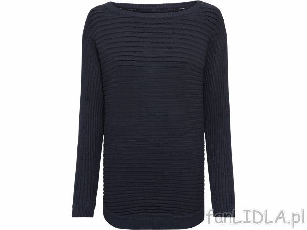 Sweter , cena 29,99 PLN 
- 100% bawełny 
- rozmiary: S-L
- modna struktura dzianiny ...
