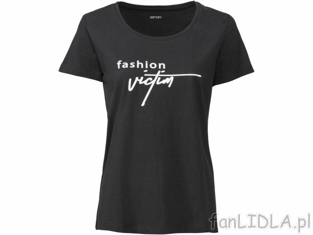 T-shirt , cena 19,99 PLN. Damska koszulka z nadrukiem. 
- 100% bawełny
- rozmiary: ...