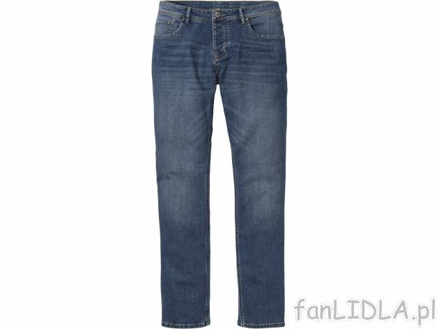 Jeansy , cena 49,99 PLN. Spodnie męskie jeansowe. 
- rozmiary: 48-58 (nie wszystkie ...
