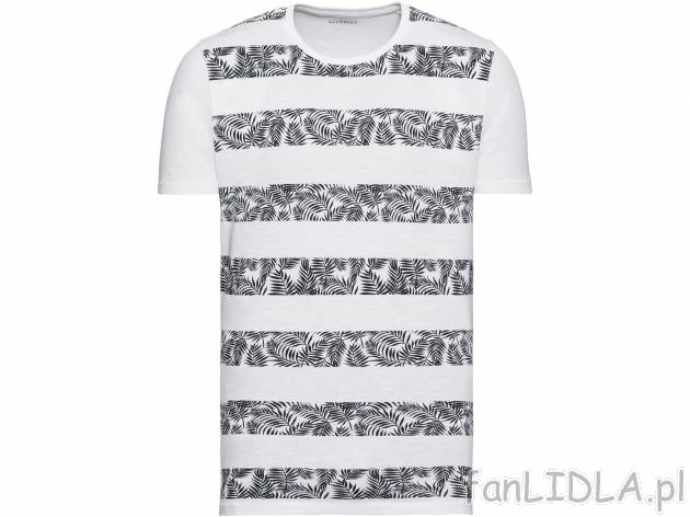 T-shirt , cena 19,99 PLN. Koszulka męska z okrągłym dekoltem.   
-  rozmiary: S-XXL 