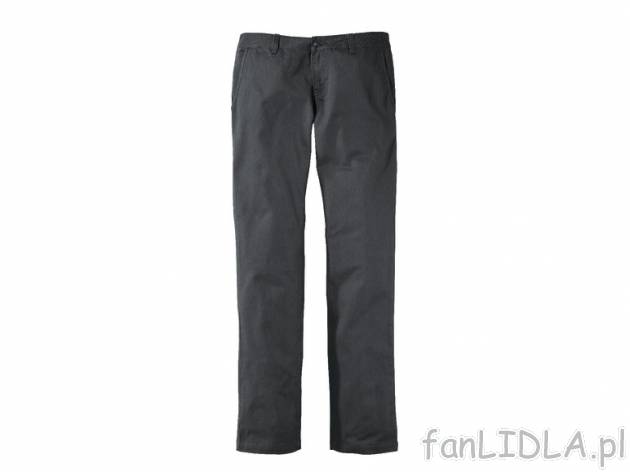 Spodnie z twillu Livergy, cena 49,99 PLN za 1 para 
- rozmiary: 48-56 (nie wszytskie ...