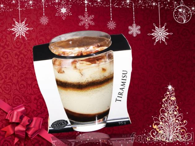 Deser truskawkowy lub tiramisu Deluxe, cena 6,66 PLN za 95g/ 1 opak., 100g=7,01 ...