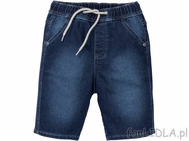Bermudy , cena 24,99 PLN 
- rozmiary: 122-164
- wygląd jeansu, wygoda spodni ...