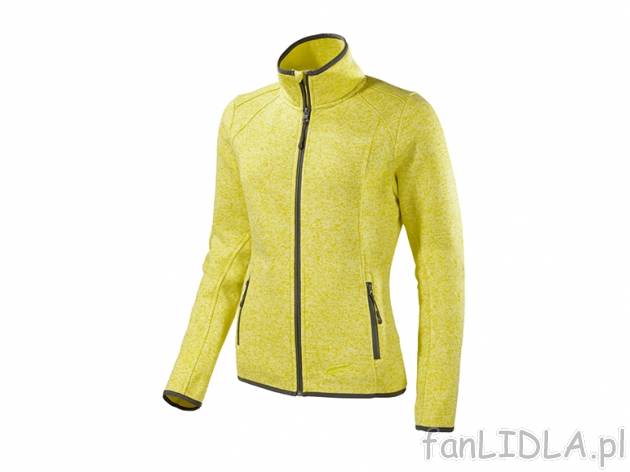 Bluza trekkingowa damska , cena 39,99 PLN za 1 szt. 
- odpowiednio ciepła, zapewniająca ...