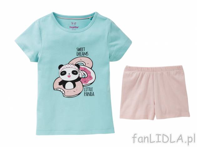 Piżama dziecięca , cena 12,99 PLN. Piżama składająca się z T-shirtu i krótkich ...