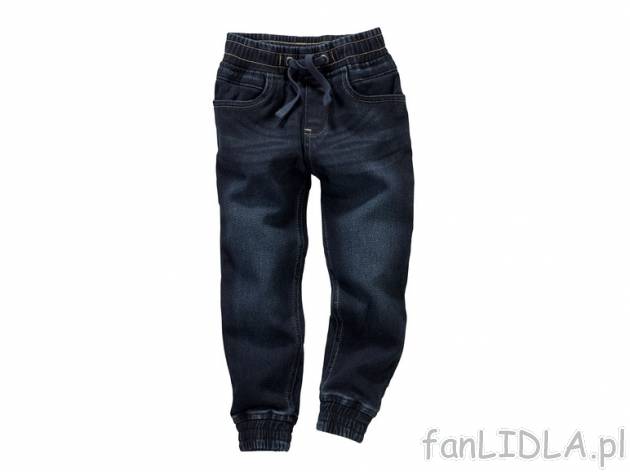 Spodnie chłopięce w stylu jogger Lupilu, cena 34,99 PLN za 1 para 
- 3 wzory do ...