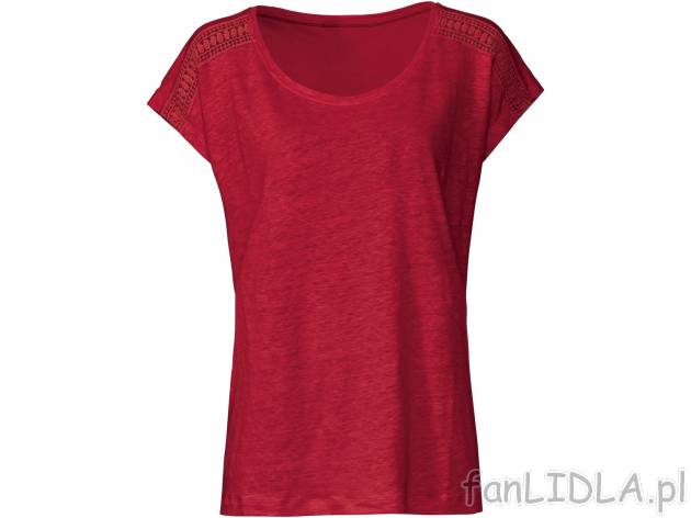 Bluzka lniana , cena 29,99 PLN. T-shirt damski na lato. 
- rozmiary: XS-L
- 100% ...