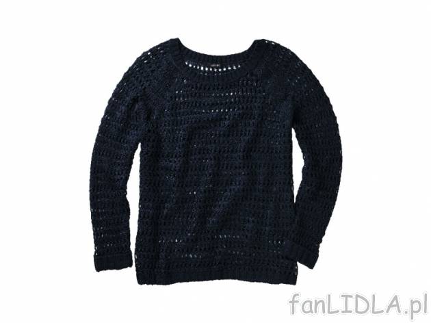 Ażurowy sweter Esmara, cena 44,99 PLN za 1 szt. 
- 3 wzory do wyboru 
- rozmiary: ...