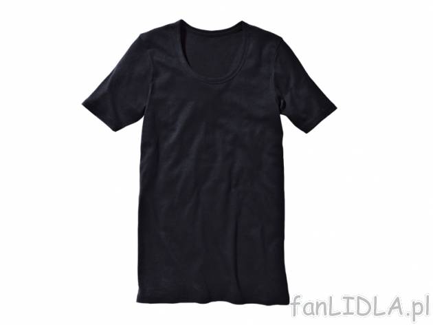 T-shirt Livergy, cena 16,99 PLN za 1 szt. 
- biały lub czarny
- materiał: 100% ...