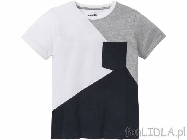T-shirt chłopięcy w geometryczny wzór, cena 14,99 PLN 
- 100% bawełny 
- rozmiary: ...