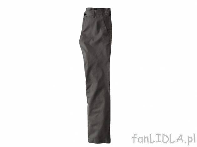 Spodnie z twillu Livergy, cena 49,99 PLN za 1 para 
- rozmiary: 48-56 (nie wszystkie ...
