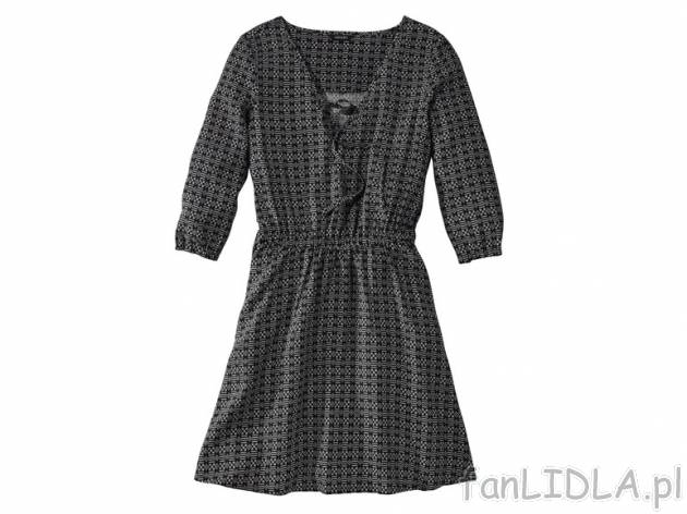 Sukienka Esmara, cena 39,99 PLN za 1 szt. 
- rozmiary: 36 - 46 (nie wszystkie wzory ...