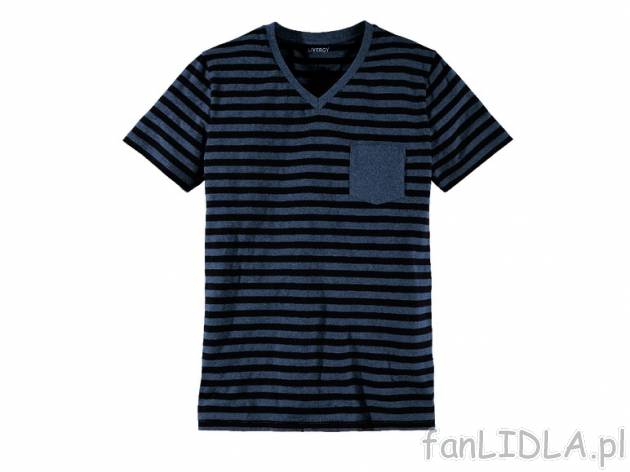 T-shirt z nadrukiem Livergy, cena 19,99 PLN za 1 szt. 
- rozmiary: M-XXL (nie wszystkie ...