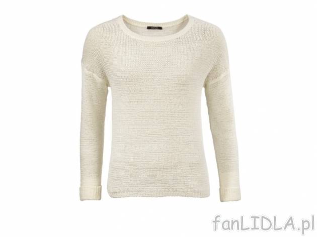 Ażurowy sweter Esmara, cena 35,00 PLN za 1 szt. 
- rozmiary: S-L 
- 4 kolory do ...