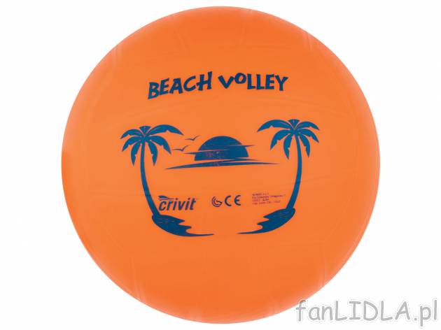 Piłka plażowa dla wszystkich lubiących aktywny wypoczynek, cena 9,99 PLN  
-  Ø 22 cm