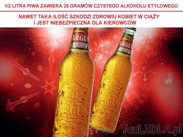 Piwo El Bravos , cena 1,99 PLN za 500 ml/1 opak., 1 L=3,98 PLN. 
- Informujemy, ...