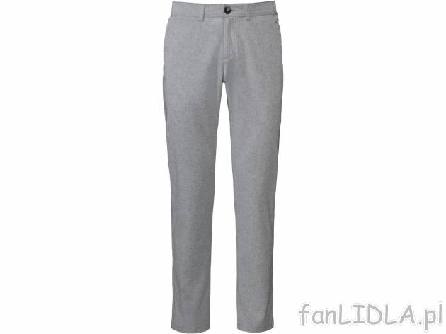 Spodnie chino , cena 44,99 PLN 
- 98% bawełny,  2% elastanu (LYCRA®) 
- rozmiary: ...