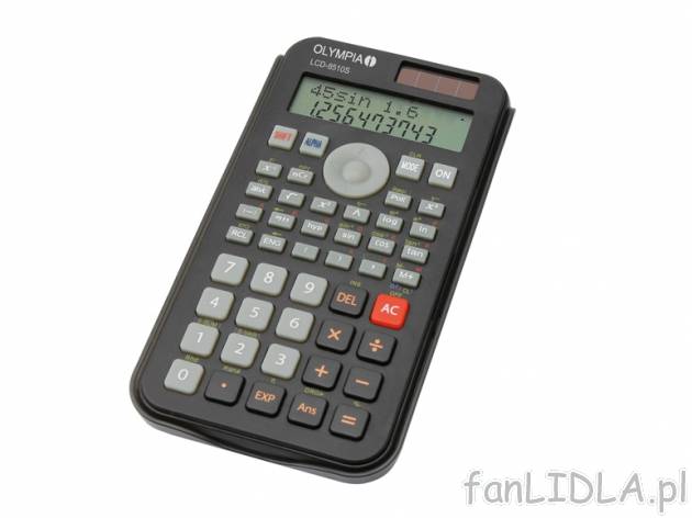 Kalkulator naukowy Olympia LCD-8510S, cena 16,99 PLN za 1 szt. 
-  240 funkcji