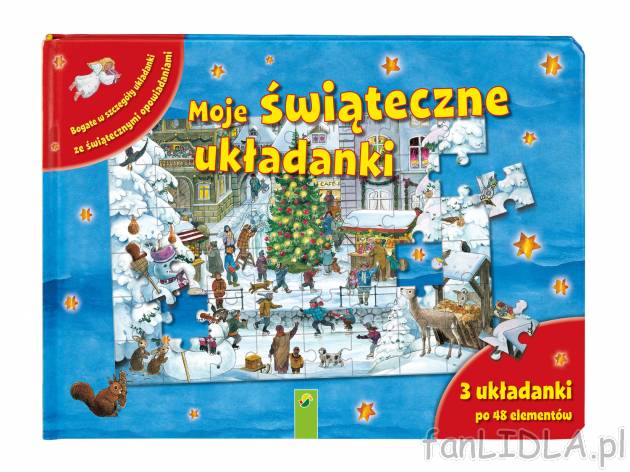 Książka lub puzzle dla dzieci, cena 17,99 PLN za 1 opak. Moje świąteczne układanki ...