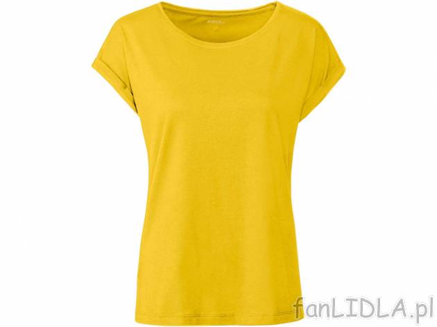 T-shirt z bawełny , cena 9,99 PLN. Damska klasyczna koszulka na lato. 
- 100% ...