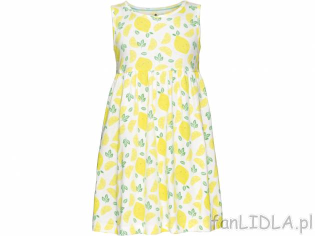 Sukienka dla dziewczynek na lato , cena 12,99 PLN  
-  100% bawełny
-  rozmiary 86-116