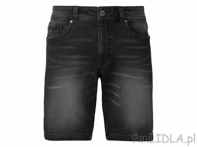 Bermudy jeansowe , cena 39,99 PLN  
-  wysoka zawartość bawełny
-  rozmiary: 48-56