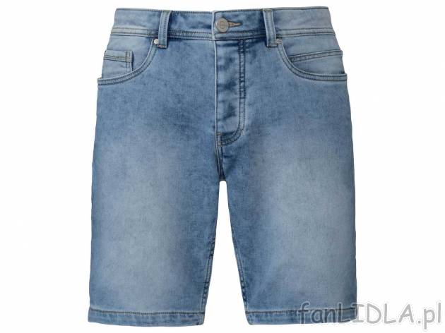 Bermudy jeansowe , cena 39,99 PLN  
-  wysoka zawartość bawełny
-  rozmiary: 50-56