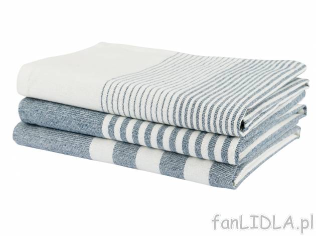 Ręczniki kuchenne, 3 szt. , cena 15,99 PLN  
-  ok. 50 x 70 cm
-  100% bawełny
