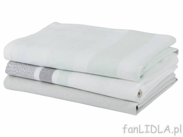 Ręczniki kuchenne, 3 szt. , cena 15,99 PLN  
-  ok. 50 x 70 cm
-  100% bawełny