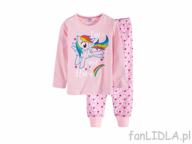Piżama dziewczęca , cena 27,99 PLN za 1 opak. Do wyboru dwa wzory: z Pony (różowa) ...