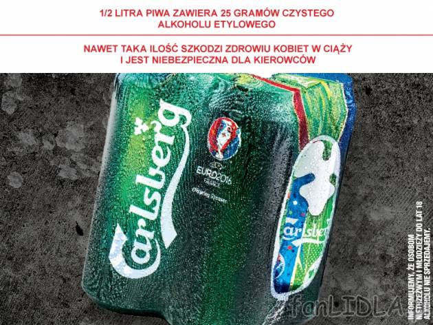 Carlsberg Piwo jasne 4-pak , cena 7,00 PLN za 4 x 500 ml, 1 l=4,00 PLN. 
* cena ...
