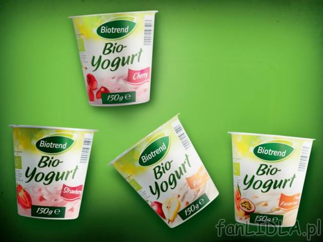 Bio Jogurt Owocowy , cena 1,19 PLN za 150 g/1 opak., 100 g=0,79 PLN. 
- Pyszne, ...