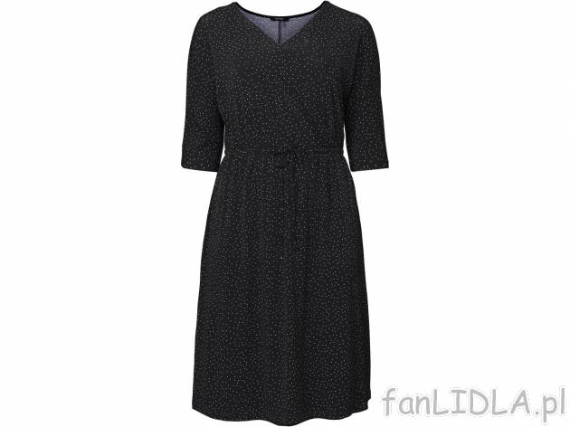 Sukienka , cena 39,99 PLN 
- rozmiary: L-3XL
- elastyczny pas z tasiemką do wiązania
- ...