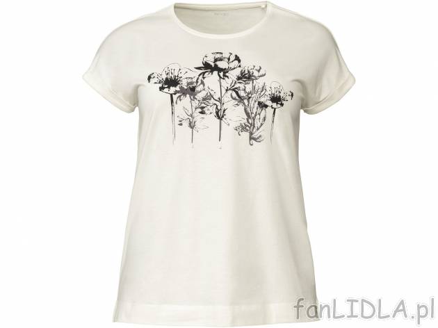 T-shirt  z bawełny , cena 19,99 PLN  
-  100% bawełny
-  rozmiary: L-XXL