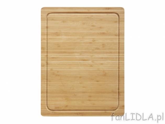 Deska do krojenia Ernesto, cena 34,99 PLN 
- naoliwione drewno bambusowe
- ok. ...