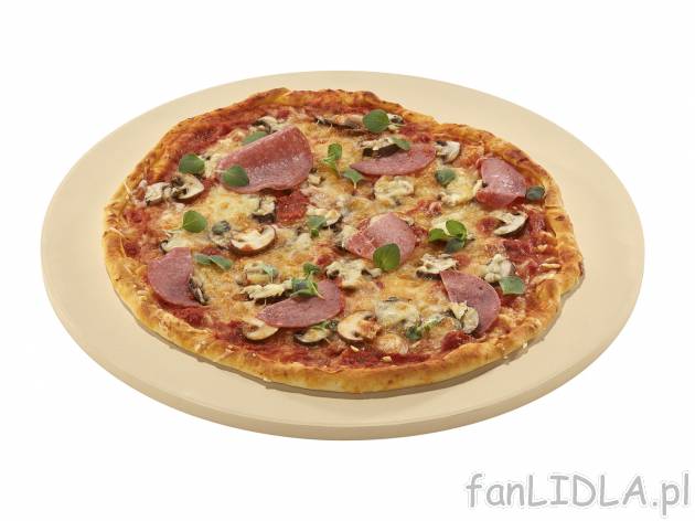 Kamień do pizzy Ernesto, cena 32,99 PLN 
- do piekarnika i grilla
- kamień kordierytowy ...