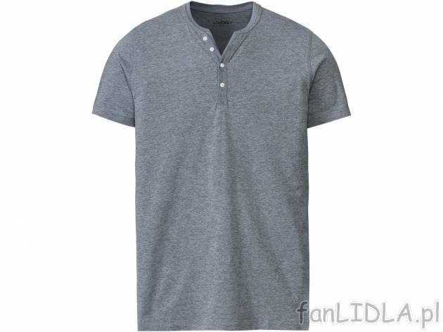 T-shirt Livergy, cena 19,99 PLN 
- 85% bawełny, 15% wiskozy
- rozmiary: M-XXL
- ...