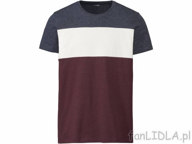 T-shirt Livergy, cena 19,99 PLN 
- wysoka zawartość bawełny
- rozmiary: M-XL
- ...
