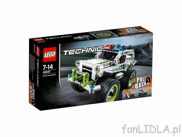 Klocki LEGO®: 42047 , cena 69,00 PLN za 1 opak. 
• Pojazd wyposażony w mocny ...