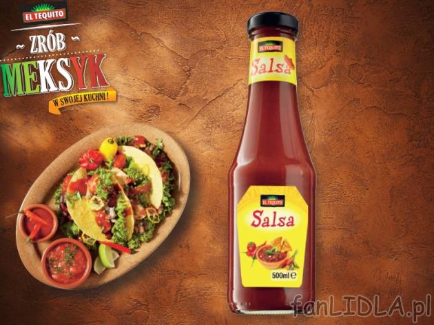 Sos salsa , cena 3,00 PLN za 500 ml/1 opak., 1 L=7,98 PLN.