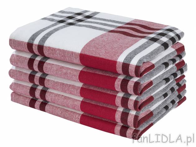 Zestaw ręczników kuchennych, 5 szt. Ernesto, cena 22,99 PLN 
- 50 x 70 cm
- z ...