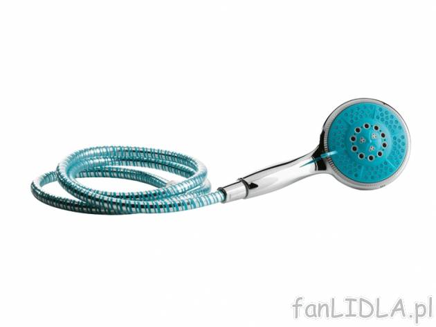 Wielofunkcyjna słuchawka prysznicowa z wężem Miomare, cena 39,99 PLN za 1 szt. ...